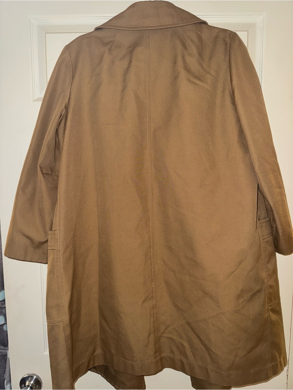 London Fog Tan Trench Coat - Picture 4 of 5